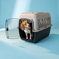 thumbnail image 2 of Vibrant Life Medium Hard-Sided Pet Carrier, Black and Gray, 50 lb Limit, 2 of 9