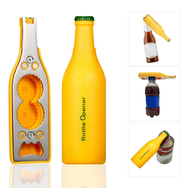 Yeacher Magnetic Multifunctional Bottle Opener Open Soda & Water Plastic Beer Opener Weak Hands Help