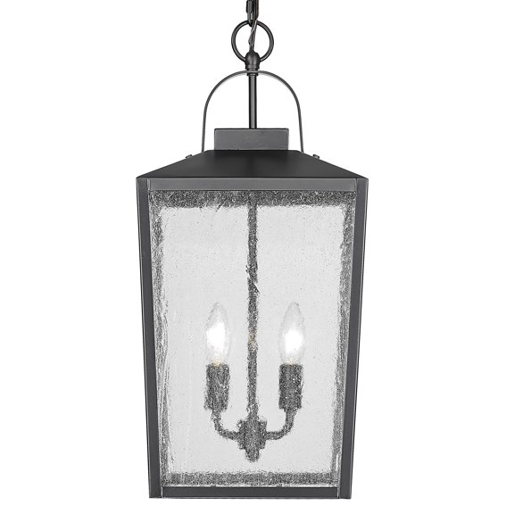 Millennium Lighting 42655-PBK Devens 2 Light 10" Wide Outdoor Pendant - Black