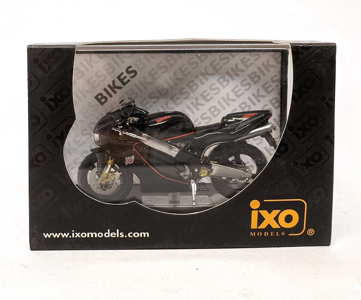 IXO Models Mini Motorcycles Black 1/24 Scale Bimota XB8R Special 