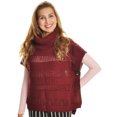 thumbnail image 3 of Angelina Cowl Neck Poncho Sweater (1-Pack), 3 of 3