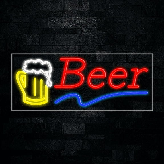 Beer-LED Neon Sign 30"L x 12"H #30949