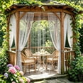 thumbnail image 6 of Beaded Fringe String Curtain Sparkling Hanging Window Divider Drape for Patio Gazebo Backdrop Indoor Outdoor Wall Decor, 6 of 7