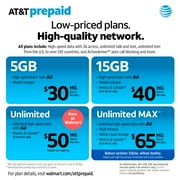 AT&T Samsung A13 5G, 64GB, Black -Prepaid Smartphone