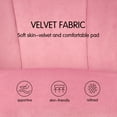 thumbnail image 5 of Fionafurn Velvet Side Wingback Chair Set of 2, Pink, 5 of 8