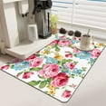 thumbnail image 4 of Aonity Printed Placemat 40*50， Coffee Bar Mat Accessories for Countertop Flower Absorbent Hide Stain Rubber Dish Drying Mats for Kitchen Counter Draining Pad Decor Gift Fit Under Coffee Maker, 4 of 9