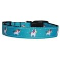 thumbnail image 4 of Pet Dog  Cat Nylon Collar or Leash, "Unicorn", 4 of 10
