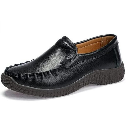 

Women s Slip On Loafers Casual Round Toe Low Heel Walking Work Shoes Size 5