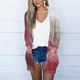 thumbnail image 2 of IROINNID Cardigan for Women Open Front On Sale Lightweight Solid Color Long Sleeve Outerwear Blouse Cardigan with Pocket,Pink, 2 of 5