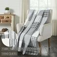 thumbnail image 4 of VHC Brands, Sawyer Mill Patchwork Reversible Throw, Black, 60x50, 4 of 6