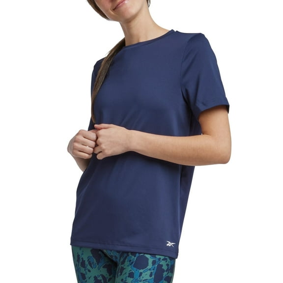 Reebok Womens Workout Ready Speedwic Vector Navy S