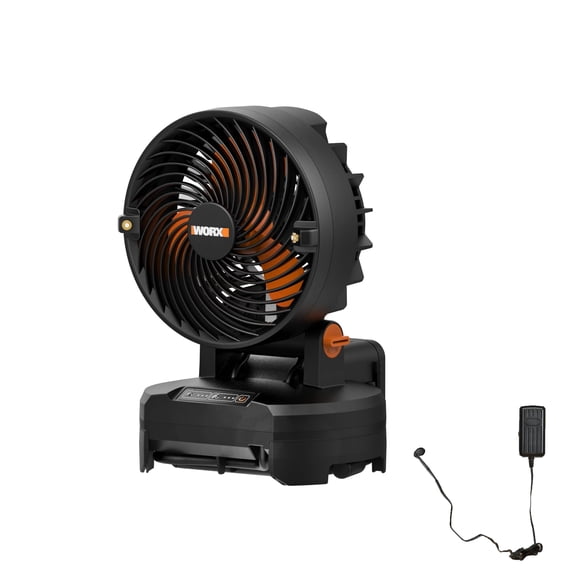 Ventilador nebulizador inalámbrico WORX WX097L.9 20V con 3 velocidades y 3 niveles de niebla