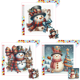 thumbnail image 1 of 5D DIY Con Cuentas Cuadradas Muñeco Nieve Navidad Del Arte 45x45cm, 1 of 8
