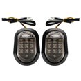 thumbnail image 1 of Luces intermitentes negras resistentes para intermitentes de motocicleta, 1 of 5