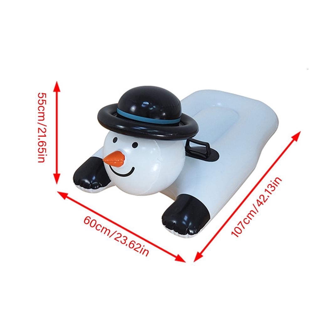 CEORPER Inflatable Ski Board Inflatable Snow Sled Ski Board Sled Inflatable Snowboard