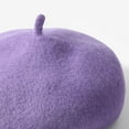 thumbnail image 6 of Zunfee Purple Kids Beret for 2 Year Old Girls (2T), Soft Nylon Spandex Seamless Kids Beret, Classic Top Knot Headwear for Daily Wear & Outdoor,Size 2 T, 6 of 6