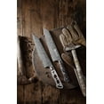 thumbnail image 4 of KATSURA CUTLERY CKGD21B-no logo Katsura Aus-10 Damascus 8-In Kiritsuke Chef Knife Blank, 4 of 5