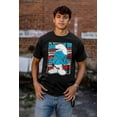 thumbnail image 5 of Vintage Retro The Smurfs Cartoon Drip Men's Graphic T Shirt Tees Brisco Brands S, 5 of 6