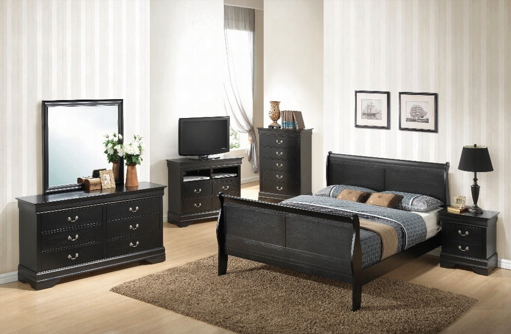 King Size Solid Wood Platform Bed Frame No Box Spring for Master Bedroom
