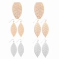 thumbnail image 2 of Filigree Leaf Earrings ( Variety Colors Available ) By DOBBI, 2 of 2