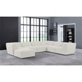 thumbnail image 3 of Meridian Furniture Miramar Cream Durable Linen Textured Modular Sectional, 3 of 11