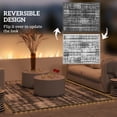 thumbnail image 4 of Outsunny Reversible Outdoor Rug Carpet with LED Lights 10' x 8' with Carry Bag & Ground Stakes for Backyard, Deck, Picnic, Beach, 4 of 9