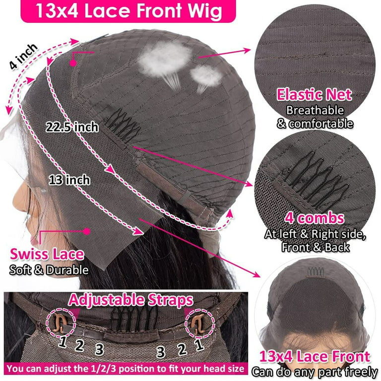 Qinzave 14 PCS Wig Kit for Lace Front Wig, Elastic Band for Wig Edge Lace  Frontal