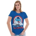 thumbnail image 3 of Tootsie Mr Owl American Patriot USA Women's Plus Size Shirt Brisco Brands 2X, 3 of 5