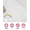 thumbnail image 6 of Easter Truck Kitchen Dish Towels for Drying Dishes Set of 3, Spring Floral Eggs Butterflies Leaves Gray Plaid Waffle Weave Microfiber Hand Tea Bathroom Towels Quick Dry & Absorbent Towel 12x12, 6 of 7