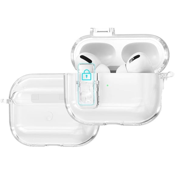 for AirPods Pro 3 Case (2025), Compatible with Airpods Pro 3rd Generation Case (USB-C Cable), with Clear Switch Design, Shockproof Protective Cover