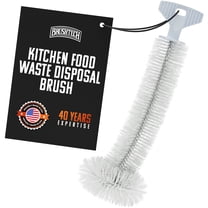 Brushtech Kitchen Sink Disposal Brush - Ergonomic T-Handle Cleaner with Rounded Bristles Designed to Remove Odor-Causing Debris from Sink Drains & Garbage Disposals - Made in USA