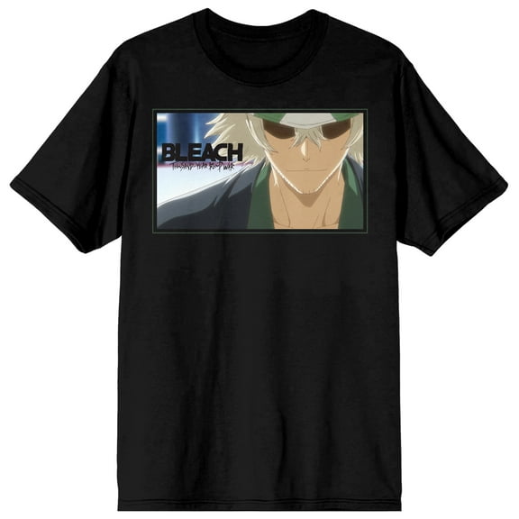 Bleach 1000 Year Blood War Kisuke Urahara Crew Neck Short Sleeve Adult Black T-shirt-Medium