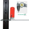 TPost Clip Tool Fence Wire Twisting and Fencing Tool with Red Rubber