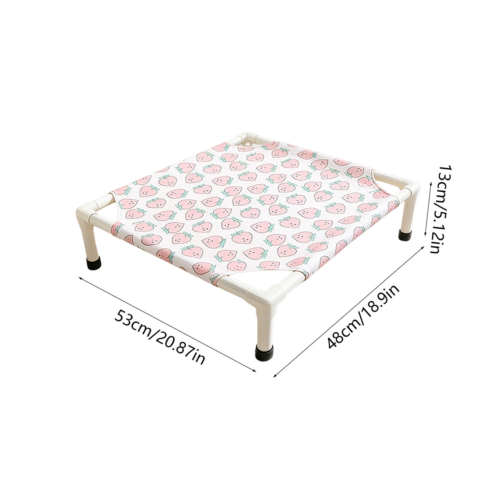 Elevated Raised Outdoor Dog Bed - Cooling Lifted Outside Dogs Cot Bed with Non-Slip Feet Dog Hammock Bed, Portable Puppy Pet Bed for Indoor & Outdoor