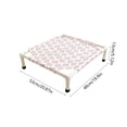 thumbnail image 3 of Elevated Pets Bed, Breathable Removable and Washable Raised Dog Bed for Indoor and Outdoor Use for Small Pets Beige, 3 of 6