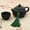6# Deep green, variant on 100X Key Chian Pendants Ice Silk Thread Cap Tassel Trim Craft Jewelry Making DIY-15# white-100pcs