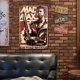 thumbnail image 3 of Placa Metal Vintage Mad Max Pintura Hierro Rectangular Arte Pared Del 20x30cm, 3 of 9