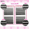 thumbnail image 4 of 14/32 Rows Individual Lashes Kit Cluster Eyelash Diy Lash Extension Kit Cluster Lashes With Bond and Seal Glue Remover tweezer, 4 of 5