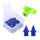 thumbnail image 4 of 50x Clavos para zapatas de pista Clavos de pista fáciles de instalar Clavos de repuesto resistentes con llave para correr distancias cortas al aire Azul, 4 of 8