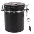 thumbnail image 2 of Coffee Bean Storage Container 304 Stainless Steel Exhaust Valve Coffee Bean Sealed  With Date  And Scoop Stay Freshness, 2 of 8