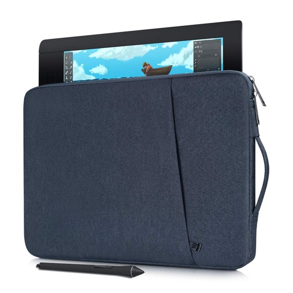 Funda Para Tableta De Dibujo Para Wacom Intuos Pro Medium/Wacom One 14 Huion Kamvas 13 Xp-Pen Deco 01 V3 Azul Marino