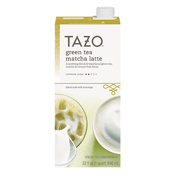 Tazo Green Tea Matcha Latte 32 oz Cartons Pack of 6