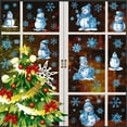 thumbnail image 4 of Christmas Window Clings Stickers Christmas Wall Decals Winter Merry Christmas Tree Window Decals for Xmas Party Home Holiday Shop Glass Display Decoration, 4 of 6