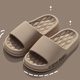 thumbnail image 1 of Bebealy-zapatillas de baño con letras para mujer, zapatos de ducha de casa, toboganes de playa de EVA, zapatillas de nube suaves a la moda, sandalias de verano 2024, 1 of 7
