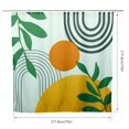 thumbnail image 2 of CNKOO Rideau de Douche Floral en Polyester Bleu Motif Aquarelle Moderne avec 12 Crochets 72” x 72”, 2 of 9