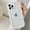 White, variant on Wave Frame Clear Case for iPhone 13 Pro Max 6.7 inch Case Clear,Cute Wave Frame Slim Fit Shockproof Phone Bumper Cover Translucent Soft Pretty Anti-Scratch TPU Case - White