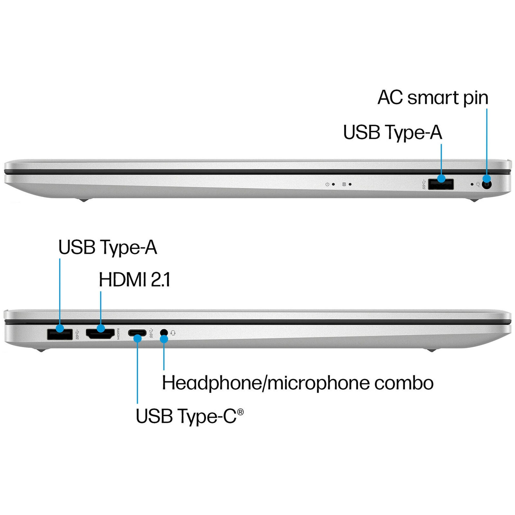 HP 17 Laptop Computer, 17.3” HD+ Display, 11th Gen Intel Core i3-1125G4(>i5-1035G4) Processor, 12GB RAM, 512GB SSD, Intel UHD Graphics, Wi-Fi, HDMI, Windows 11 Home in S Mode, Cefesfy MousePad