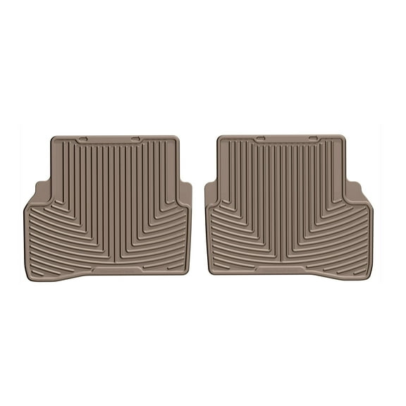 WeatherTech All-Weather Floor Mats compatible with Mercedes C-Class, AMG E 43, AMG E 63 S Wagon, C 450 AMG, E-Class - 2nd Row, Tan