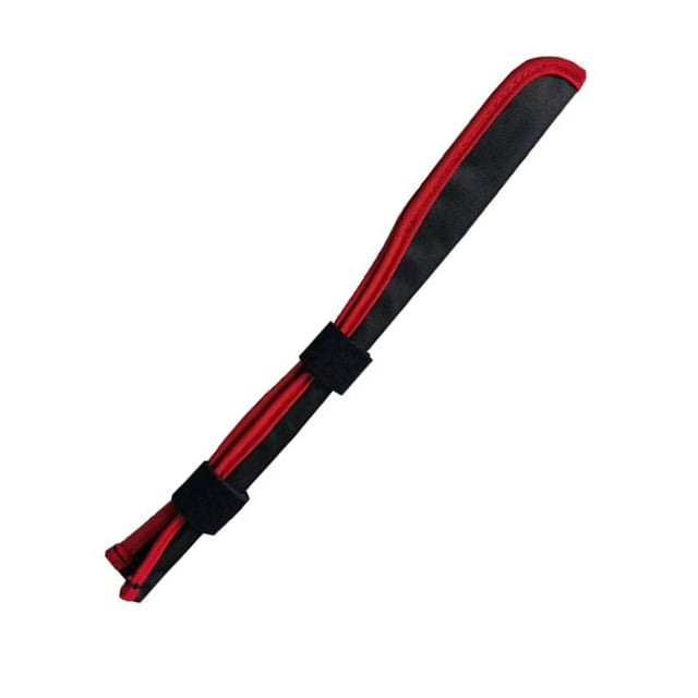 braveheart Fishing Rod Protector Built In Flexible Tubes Strong And Sturdy Protective Rod Socks For Fishing Poles Case Washable Black Red 40cm