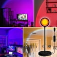 thumbnail image 6 of Vikakiooze Background Light for Live Streaming, Sunset Projection Lamp Led Sunset Projector Lamp Romantic Golden Hour Night Light for Room Decor, Selfies, Photography, Photo s Party Usb Charging,, 6 of 9